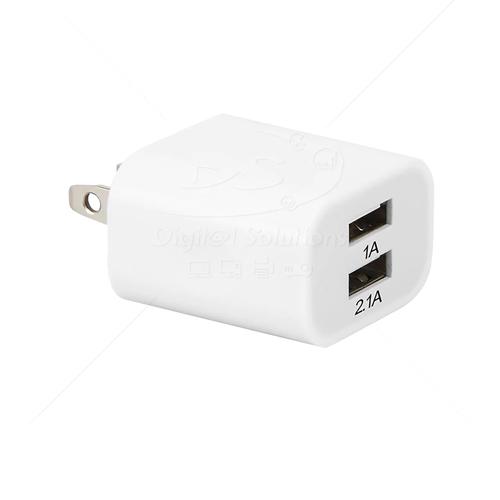 CARGADOR DE PARED DUAL ARGOM ARG-AC-0105