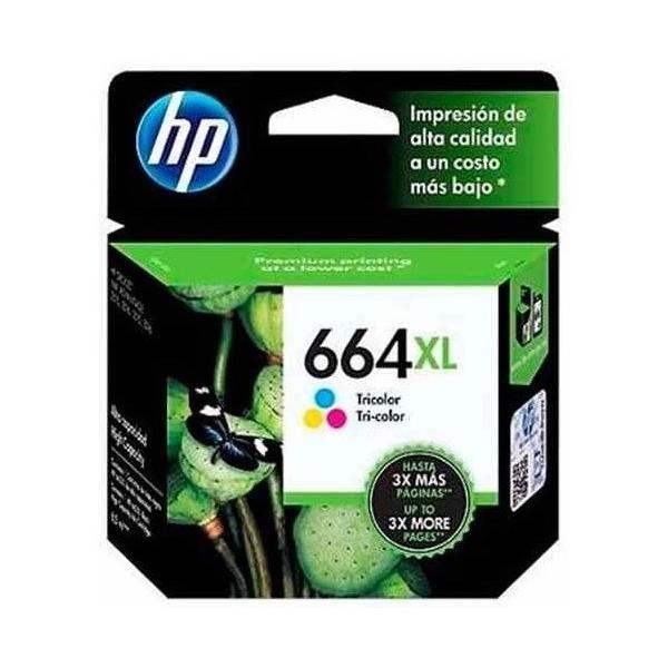 CARTUCHO DE TINTA HP 664XL TRICOLOR - F6V30AL