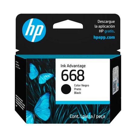 CARTUCHO HP 668 BLACK ORIGINAL INK ADVANTAGE CARTRIDGE