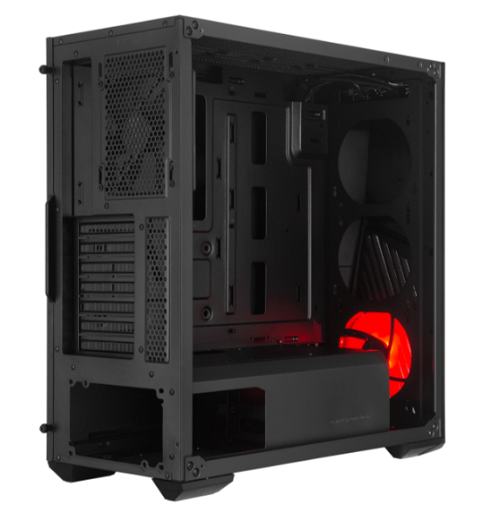 CASE COOLER MASTER MASTERBOX K501L RGB, COLOR NEGRO.