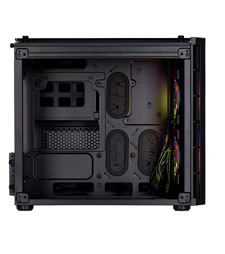 CASE CORSAIR CRYSTAL 280X CON VIDRIO TEMPLADO MICRO ATX/ 23029