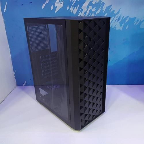 CASE GAMER AT07 ALL TEMPERED GLASS + 2*14CM FAN UP