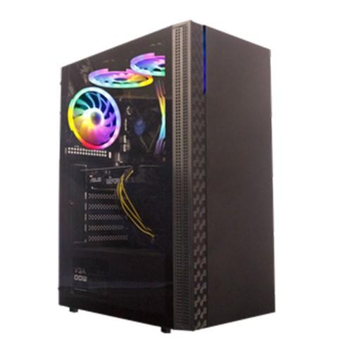 CASE GAMER AT10 ALL TEMPERED GLASS + 2*12CM FAN UP + 1 *12CM FAN
