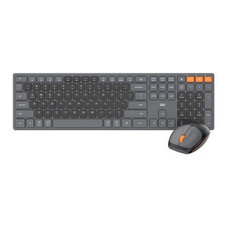 COMBO DE TECLADO Y MOUSE INALAMBRICO FANTECH WK895 GY GO POP CARBON GREY