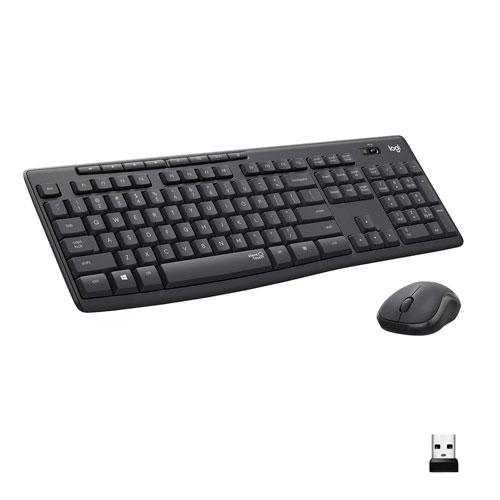 COMBO DE TECLADO Y MOUSE INALAMBRICO LOGITECH MK295 BLACK 