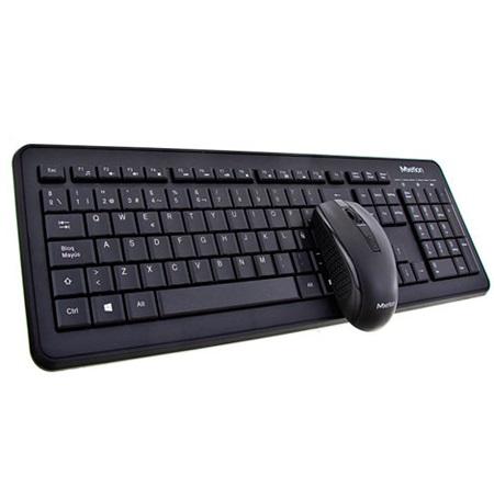 COMBO DE TECLADO Y MOUSE INALAMBRICO MEETION C4120 BLACK