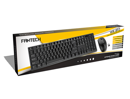 COMBO TECLADO Y MOUSE WIRELESS FANTECH WK-893