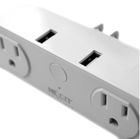 ENCHUFE INTELIGENTE NEXXT DE DOS SALIDAS USB NHP-D610