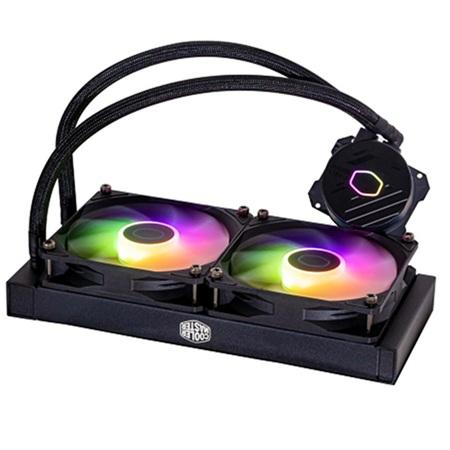 ENFRIAMIENTO LIQUIDO COOLER MASTER MASTERLIQUID 240L CORE ARGB 2X120MM MLW-D24M-A18PS-R1