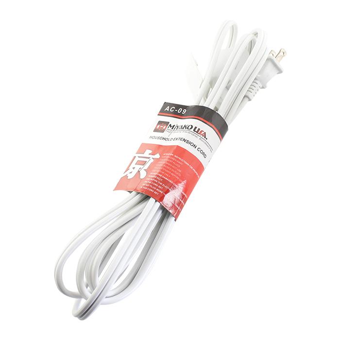 EXTENSION ELÉCTRICA 6FT. MIYACO DE 3 TOMAS PARA USO EN INTERIOR Y EXTERIOR.