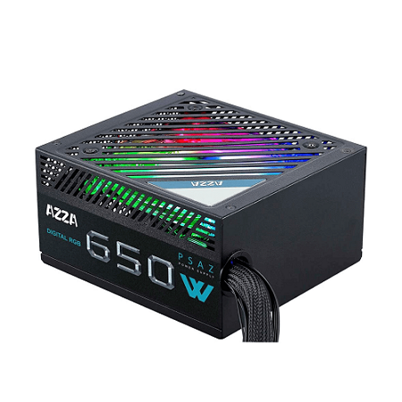 FUENTE DE PODER AZZA PSAZ-650W 650 WATT 80 PLUS BRONZE