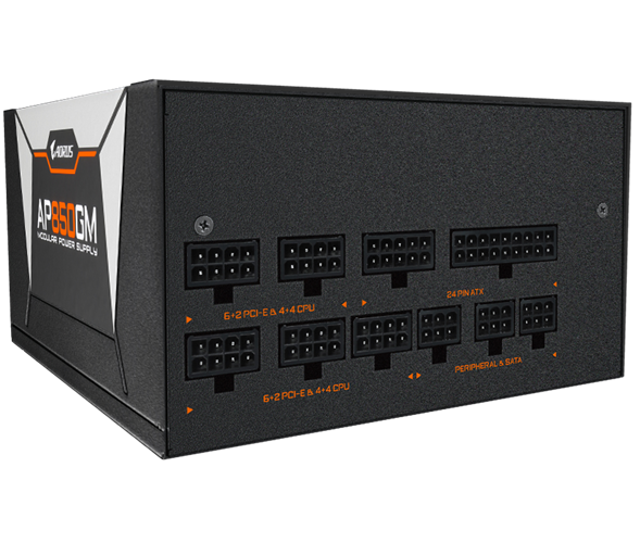 FUENTE DE PODER GIGABYTE AORUS GP-AP850GM BQ 80+ GOLD 850W