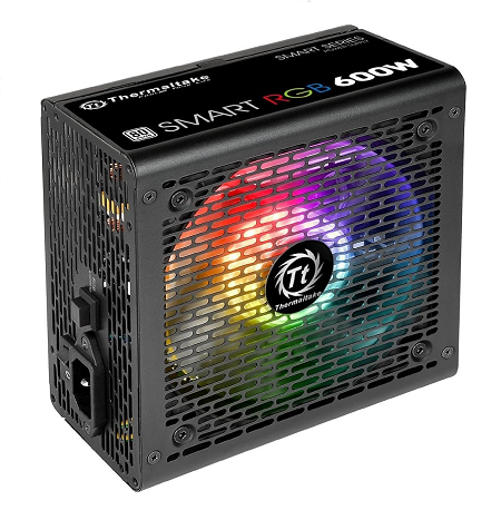 FUENTE DE PODER THERMALTAKE 600W 80 PLUS WHITE SMART RGB SPR-0600NHFAW