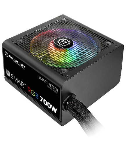 FUENTE DE PODER THERMALTAKE 700W 80 PLUS WHITE SMART RGB SPR-0700NHFAW