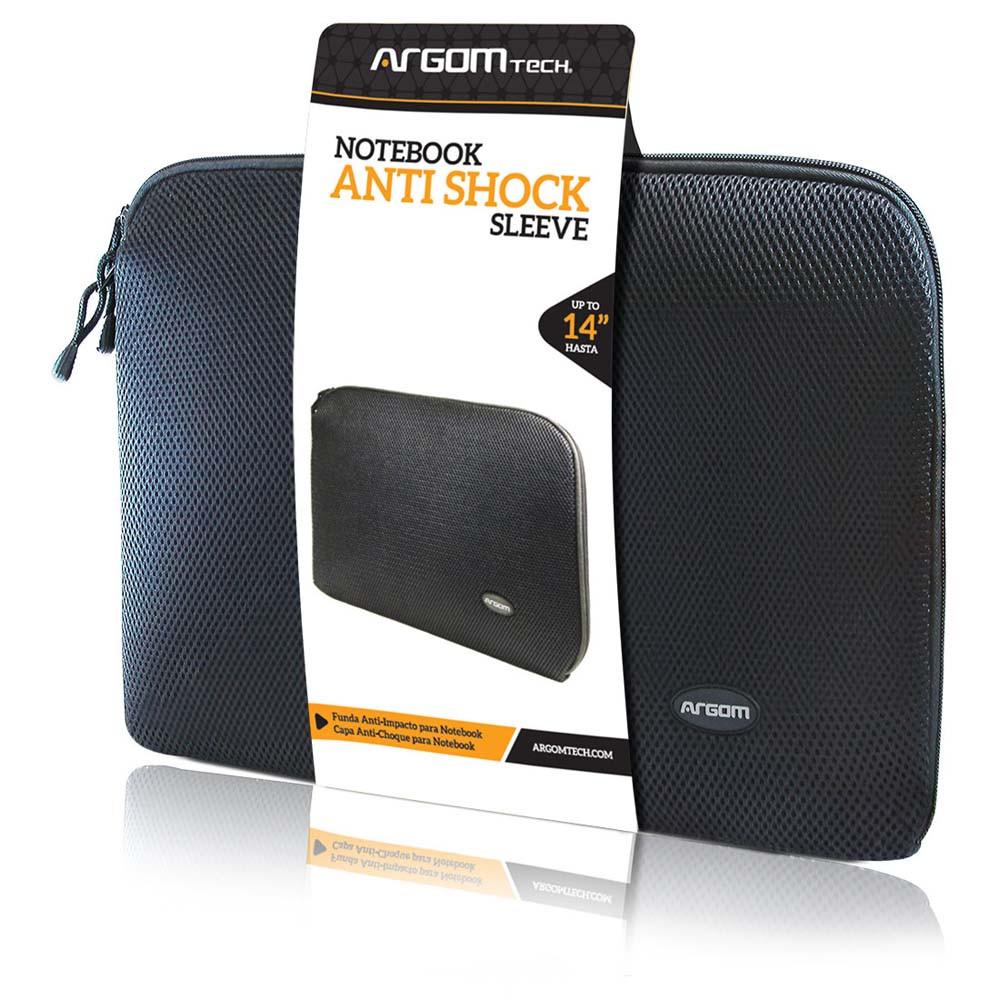 FUNDA PARA LAPTOP ARGOM 15.6" ANTI-SHOCK BLACK ARG-SL-0015B