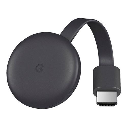 GOOGLE CHROMECAST 3 HDMI TV STREAMING MEDIA PLAYER CHARCOAL GA00439LA 
