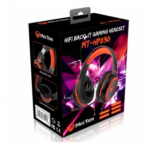 HEADSET CON MICROFONO GAMER MEETION MT-HP030 (AURICULAR)