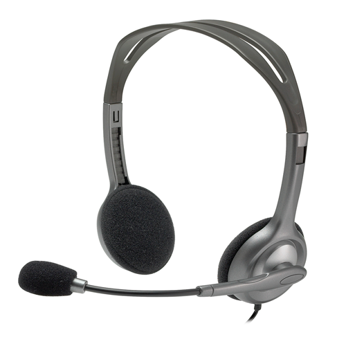 HEADSET CON MICROFONO LOGITECH H111 981-000612 (AURICULAR)