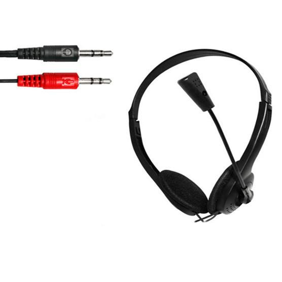 HEADSET ETOUCH DELUX JD-750 PLUG 2X3.5MM (AURICULAR)