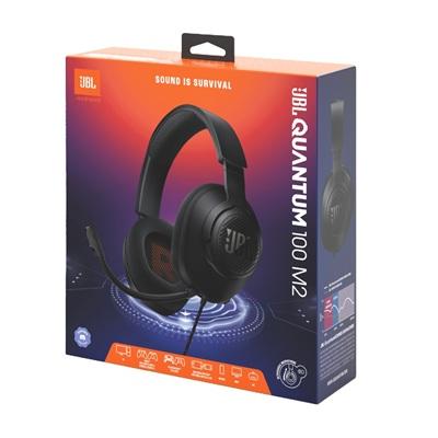 HEADSET GAMING JBL QUANTUM 100 M2 BLACK JBLQTUM100M2BLKAM