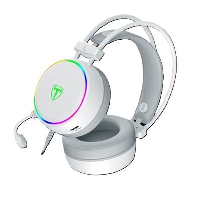 HEADSET GAMING USB T-DAGGER  T-RGH304W WHITE