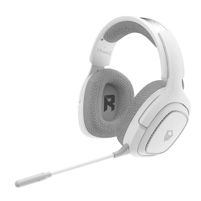 HEADSET INALAMBRICO MEETION BTH012 TRIMODE 2.4GHZ+BT+USB WHITE