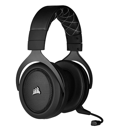 HEADSET INALAMBRICOS GAMING CORSAIR BLACK HS70 PRO CA-9011211-NA (AURICULAR) 