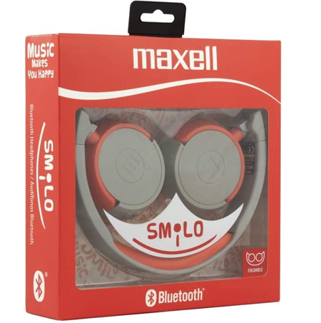 HEADSET INALAMBRICOS MAXELL BT SMILO MIDSIZE HP-BT400 RED W/MIC (AURICULAR) 