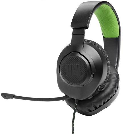 HEADSET JBL QUANTUM 100X 3.5MM JBLQ100XBLKGRNAM BLACK (AURICULAR) 
