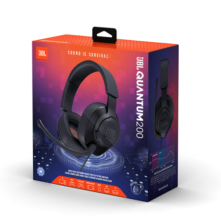 HEADSET JBL QUANTUM200 BLACK 