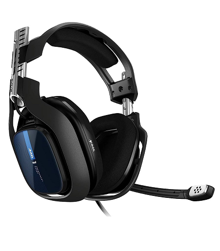 HEADSET LOGITECH ASTRO A40 GEN 2 MIXAMP PS4-PC-3.5 939-001660 BLUE/BLACK (AURICULAR) 