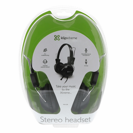 HEADSET STEREO KLIP XTREME KSH-320 (AURICULAR)