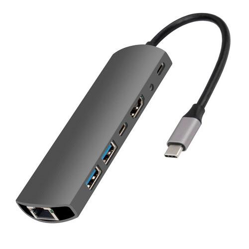 HUB TIPO C MULTIFUNCIONAL 7 EN 1 VCOM CU465