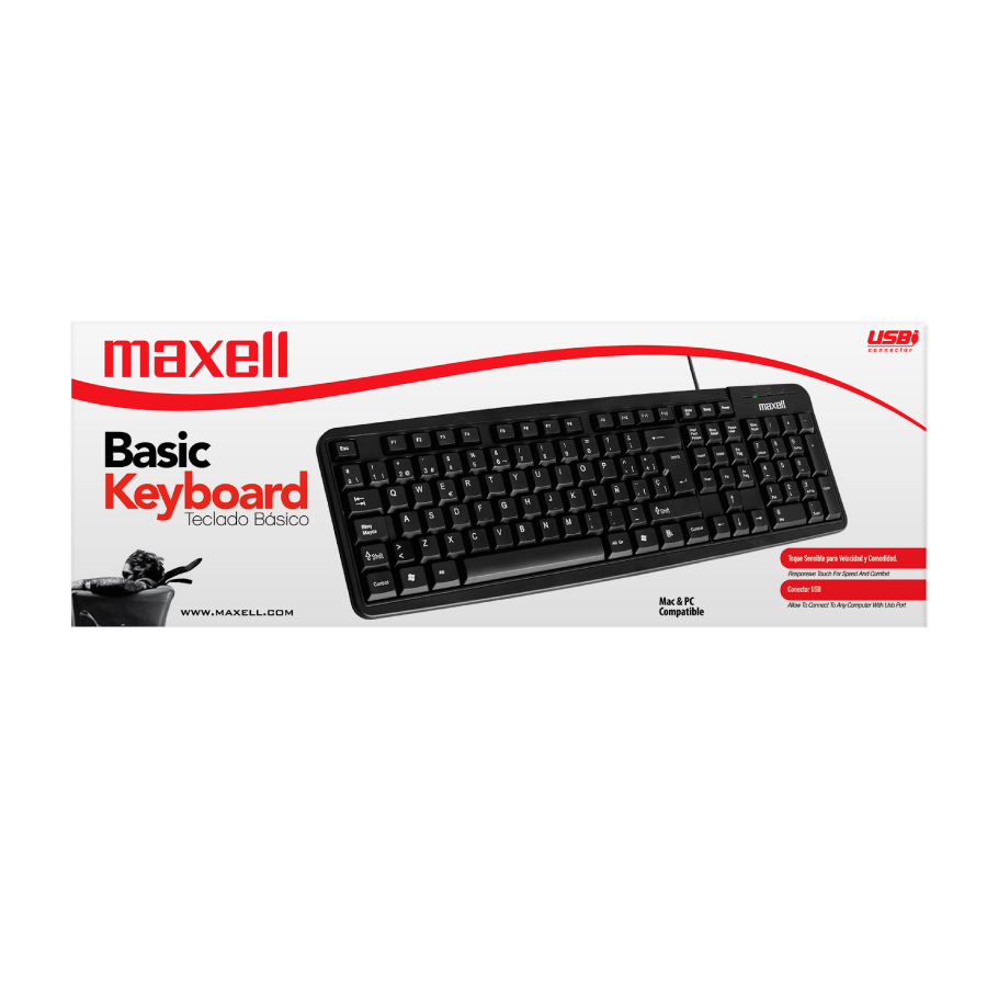 KEYBOARD BASIC USB MAXELL KB-90
