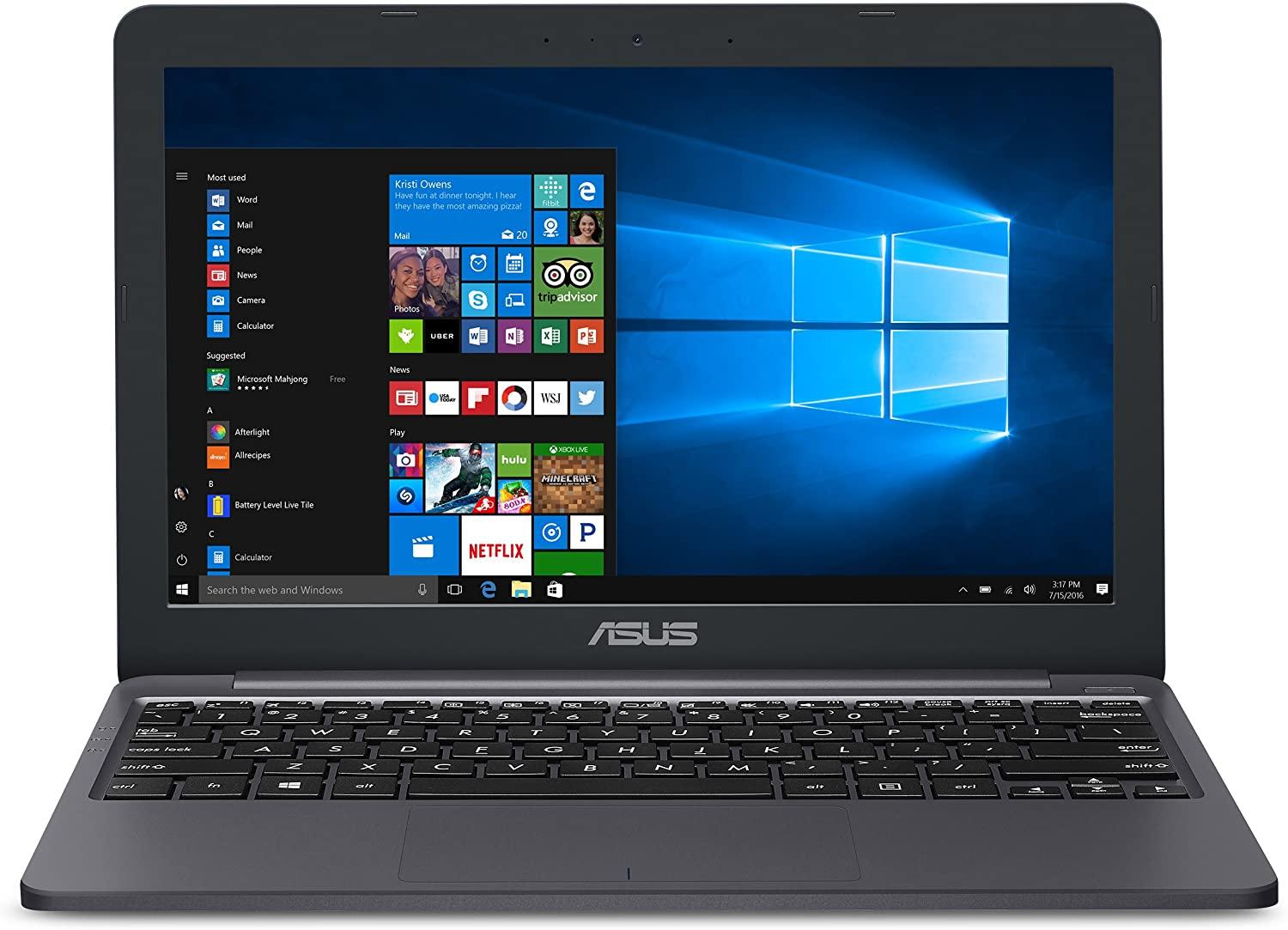LAPTOP ASUS L203M VIVOBOOK /CELERON N4000/4GBRAM/ALMACENAMIENTO 64GB/11.6¨HD/WINDOWS 10 HOME L203MAD504