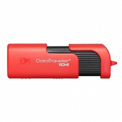 MEMORIA KINGSTON 32GB USB 2.0 DT104 COLOR ROJO KC-U1Z32-6SR