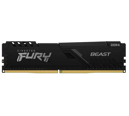 MEMORIA KINGSTON FURY DE 8GB 3200MHZ DDR4 CL16DIMM BEAST BLACK KF432C16BB/8	