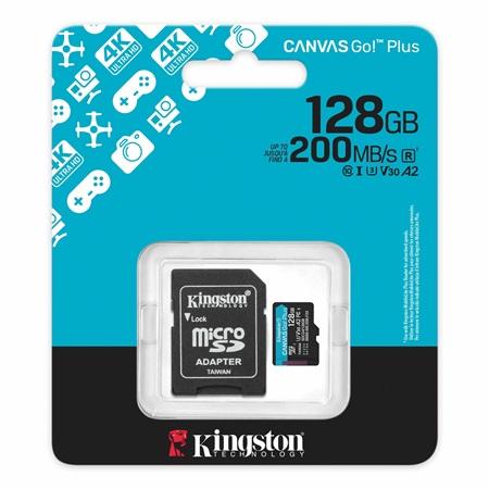 MEMORIA MICRO SD KINGSTON CANVAS GOPLUS SDCG4/128GB