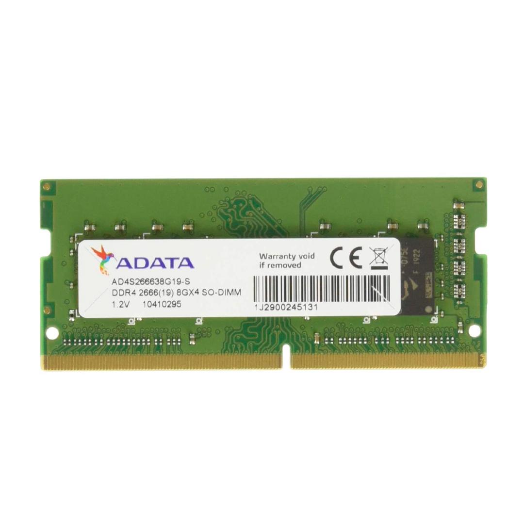MEMORIA RAM ADATA PREMIER DDR4, 2666MHZ 8GB SODIMM, AD4S26668G19-SGN