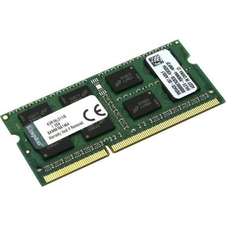 MEMORIA RAM KINGSTON DDR3L PC-12800 / 8 GB / SO DIMM DE 204 ESPIGAS / KVR16LS11/8 1600 MHZ CL11