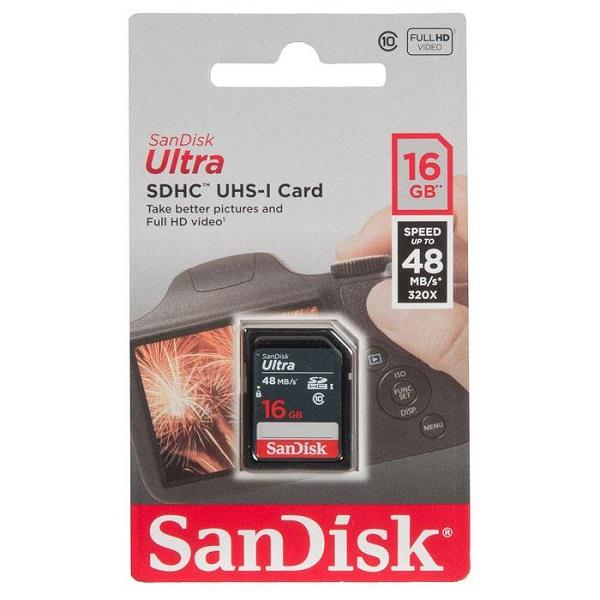 MEMORIA ULTRA SANDISK 16GB SDSDUNB-016G-GN3IN