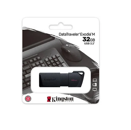 MEMORIA USB KINGSTON DATATRAVELER EXODIA M USB 3.2 DTXM/ 32GB 