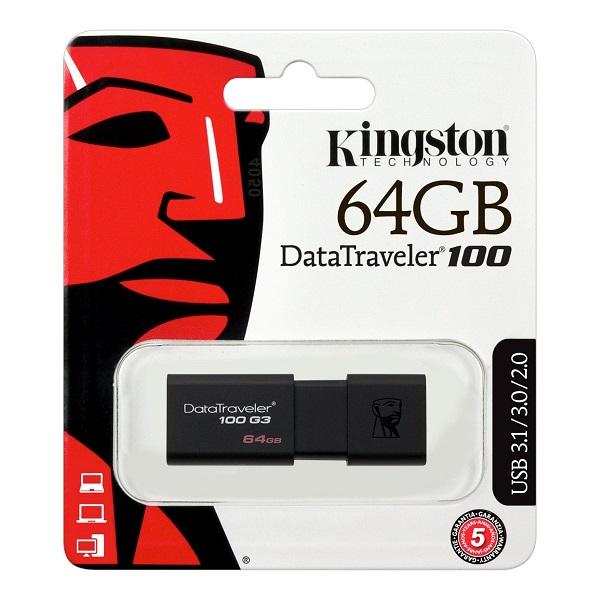 MEMORIA USB KINGSTON DT100G3/64GB