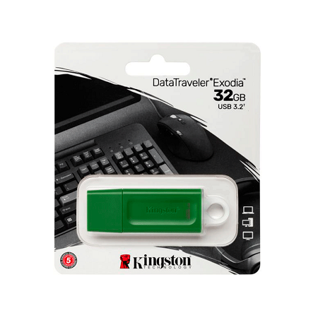 MEMORIA USB KINGSTON EXODIA DATATRAVELER 32GB 3.2 KC-U2G32-7GG/32GB 