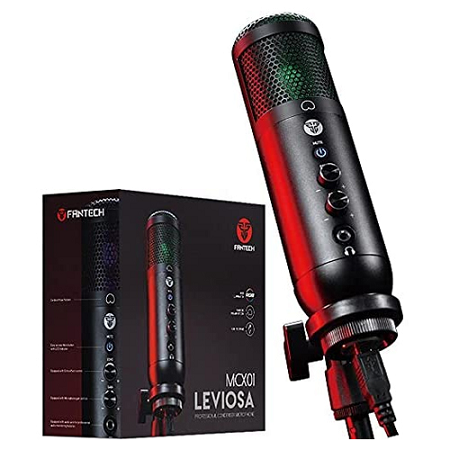 MICROFONO DE TRANSMISION PROFESIONAL FANTECH LEVIOSA MCX01 RGB 