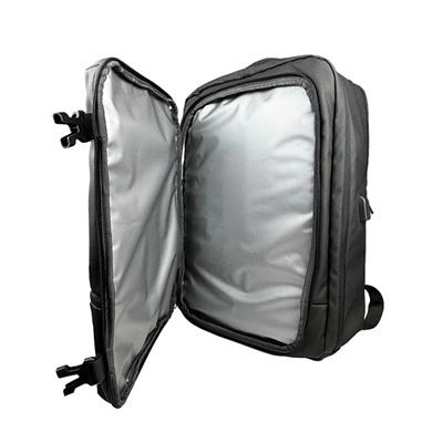 MOCHILA KLIP XTREME 15.6 CON BOMBA DE AIRE AL VACIO KNB-975 BLACK