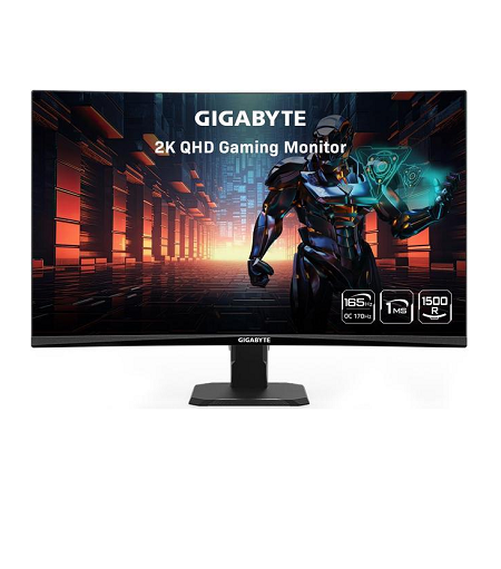 MONITOR GIGABYTE GAMER 27" GS27QC US 2560x1440/ 165HZ/ HDMI-DP