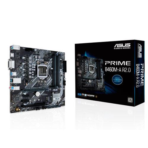 MOTHERBOARD ASUS PRIME B460M-A R2.0 90MB18A0-M0EAY0 SOCKET 1200 COMPATIBLE CON INTEL 11° GENERACION
