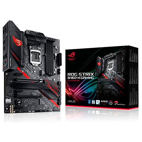 MOTHERBOARD ASUS ROG STRIX B460-H GAMING PLACA BASE INTEL LGA-1200 B460, DDR4 2933,SATA6G, ADD, HEADER, DOBLE M.2, AURORA, SUPREMEFX, GAMEFIRST, ATX DISPLAYPORT, HDMI, DVI