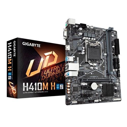 MOTHERBOARD GIGABYTE H410M-H SOCKET
INTEL/2x DDR4/DUAL CHANNEL/PCI-EX16/ MICRO ATX/HDMI/M.2,SATA 3 6.0 GB-S/USB2.0,USB3.1 